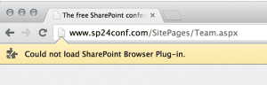 Plugin Cannot be loaded in Chrome