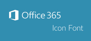 Office 365 Icon Font
