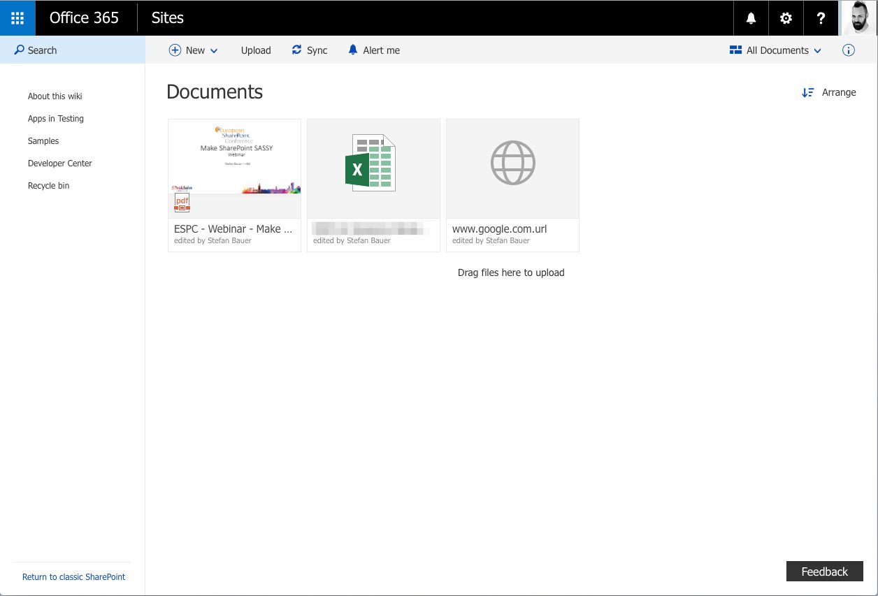 New Document Library View in SharePoint