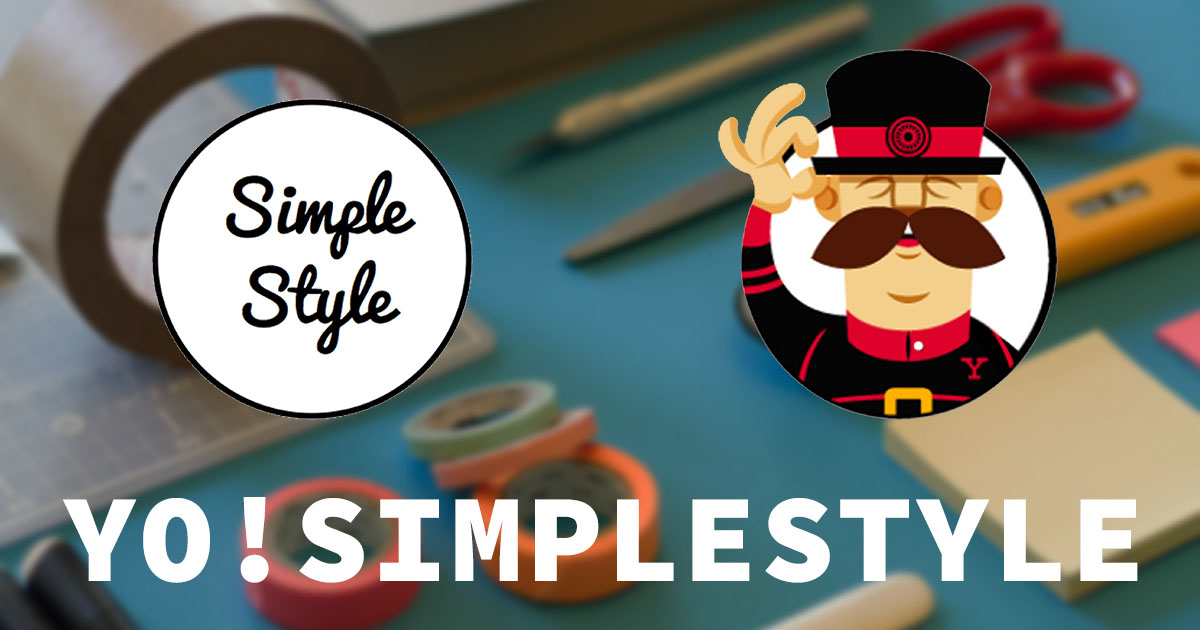 Yo! SimpleStyle - Yeoman generator for you next Styl Guide