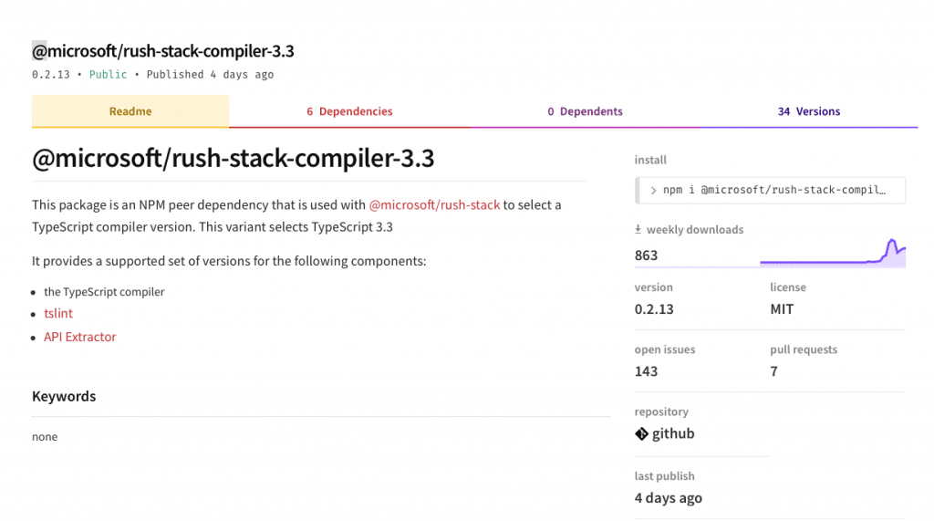 Rush Stack Compiler on NPM
