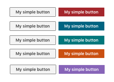 A simple HTML Button with different themes